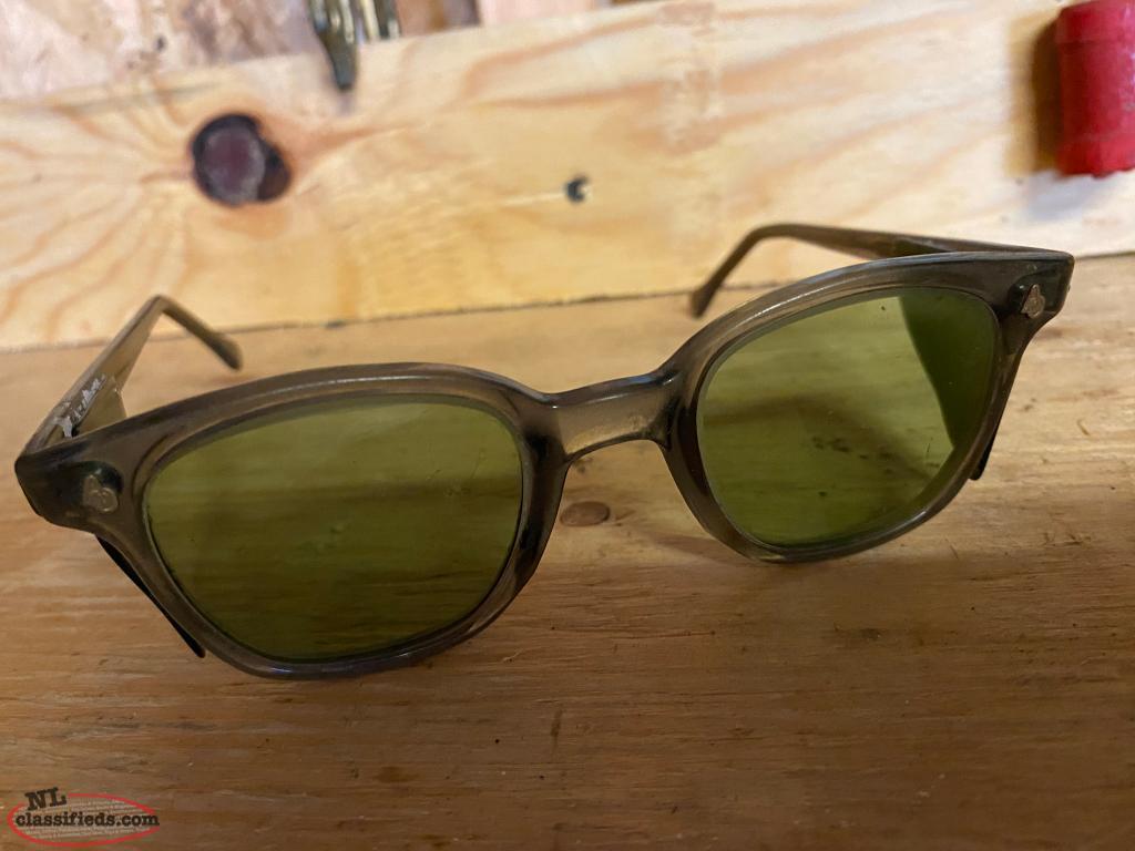 Vintage American optical 1950-60 Horn Rimmed Safety Glasses Green Lens -  Cbs, Newfoundland Labrador | NL Classifieds