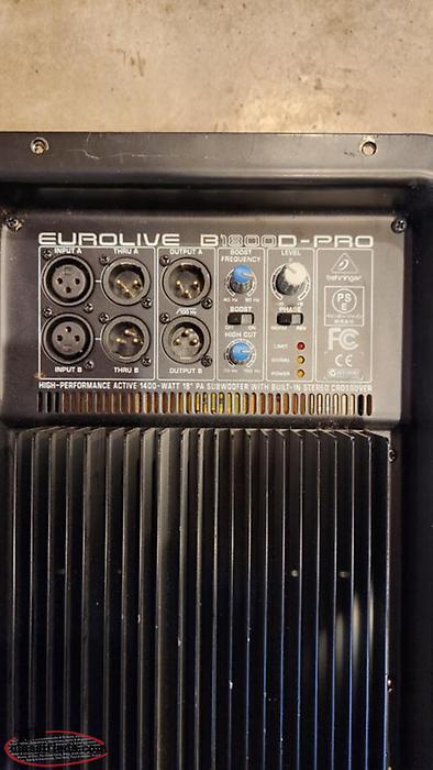 Behringer shops eurolive b1800d