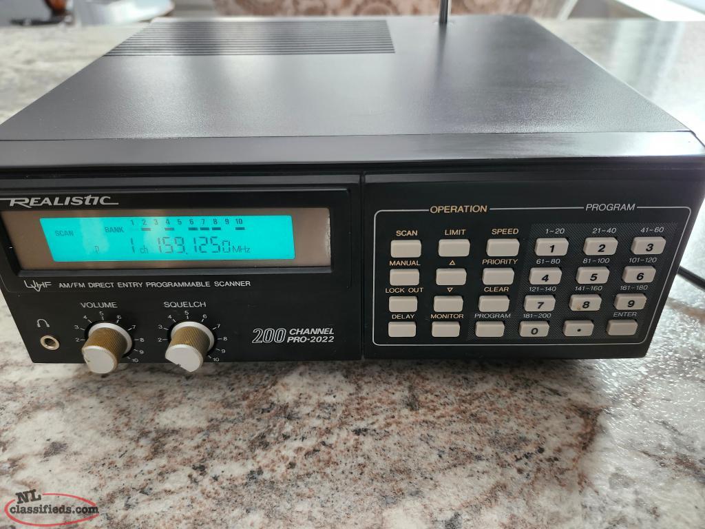 Realistic 200 Channel Scanner Radio - Victoria, Newfoundland Labrador ...
