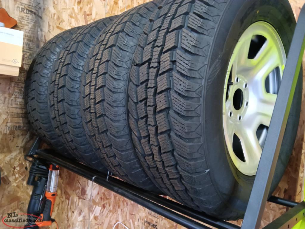 Winter Tires  275 65r18 .. Ice Blazer Wst2 On New No Huhrims With 