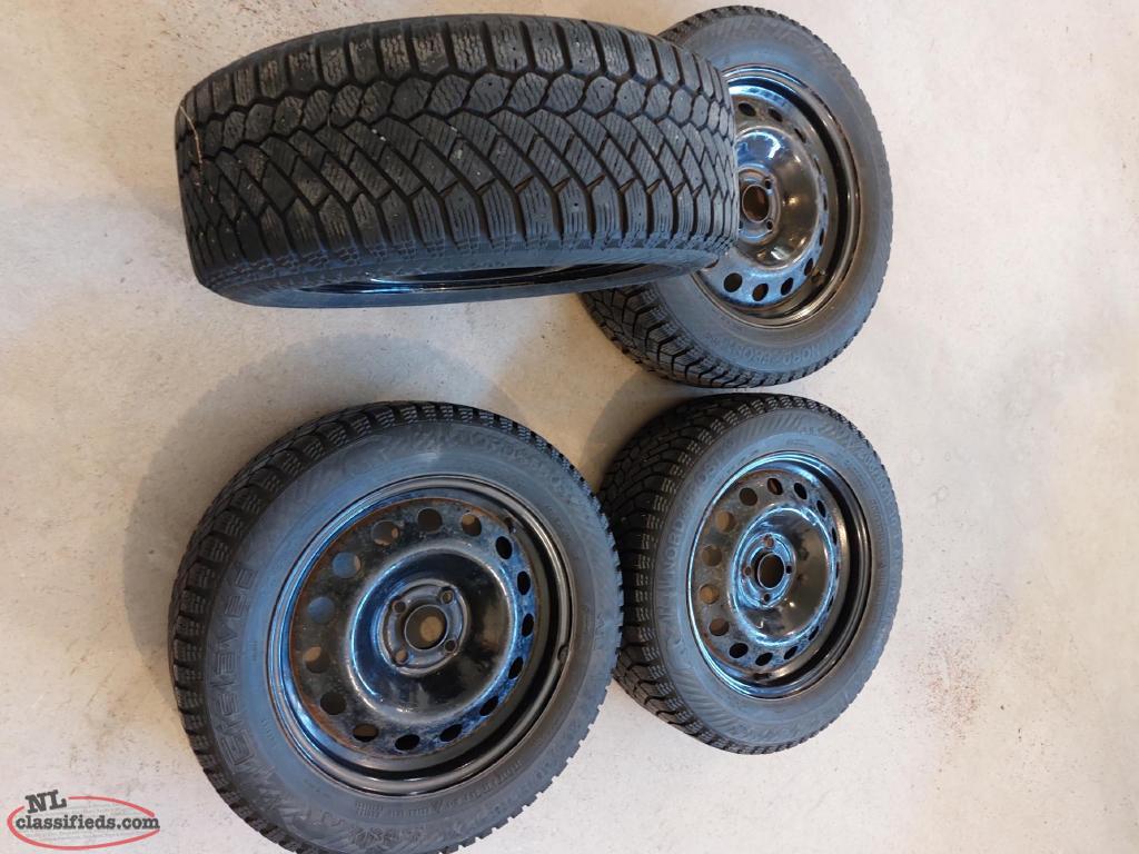 205/60 R16 96T Winter Tires And Rims Holyrood, Newfoundland Labrador