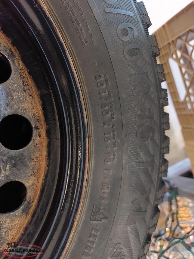 205/60 R16 96T Winter Tires And Rims Holyrood, Newfoundland Labrador