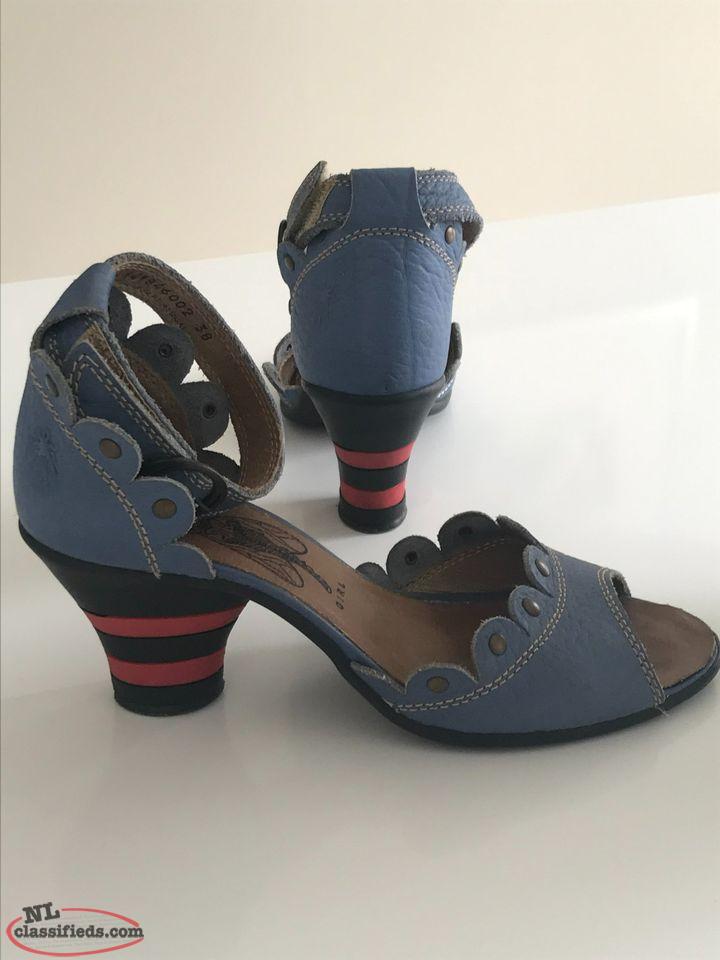 Gorgeous Fly London Leather Sandals Fits Size 8-8.5 - St. John's ...
