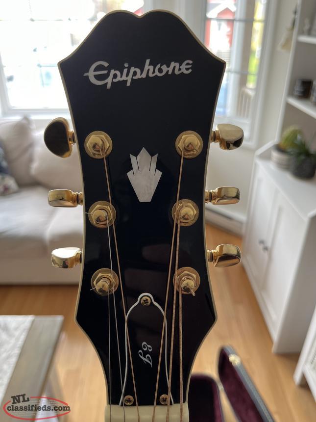 Epiphone Ej-200sce Left Handed Acoustic Electric - St. John’s 