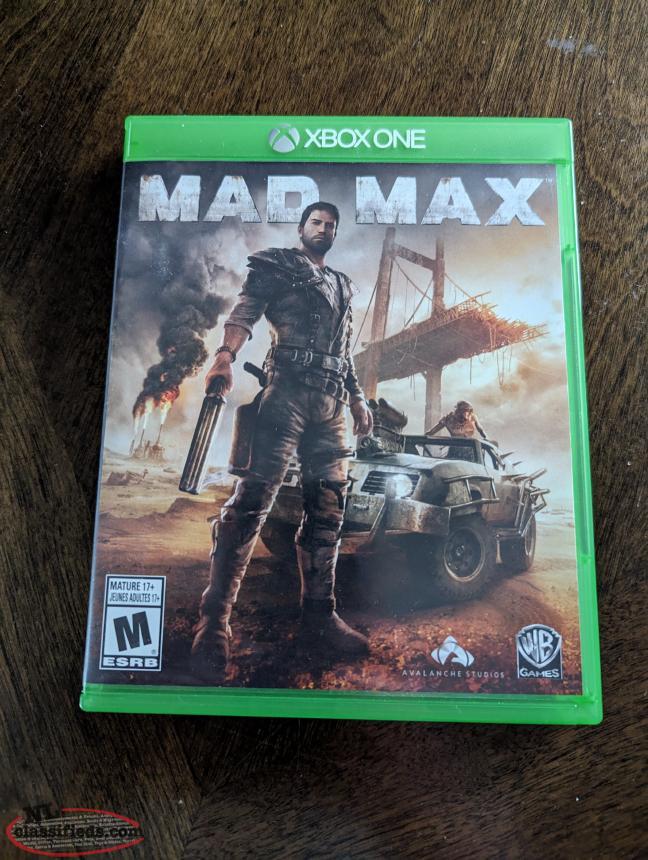 Selling Mad Max For Xbox One - St.john's, Newfoundland Labrador 