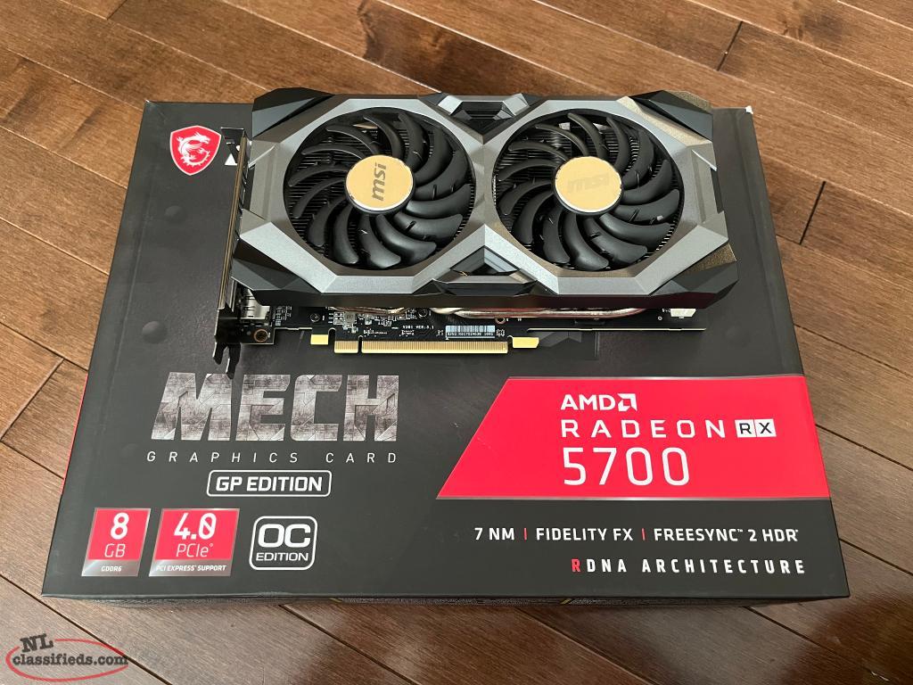 AMD RX 5700 GPU - MSI Mech - St. John's, Newfoundland Labrador | NL ...