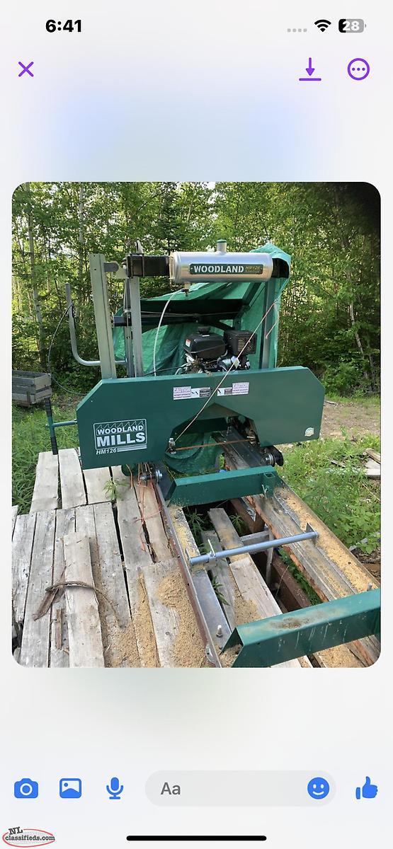 Woodland mills bandsaw Sheppardville, Newfoundland Labrador NL