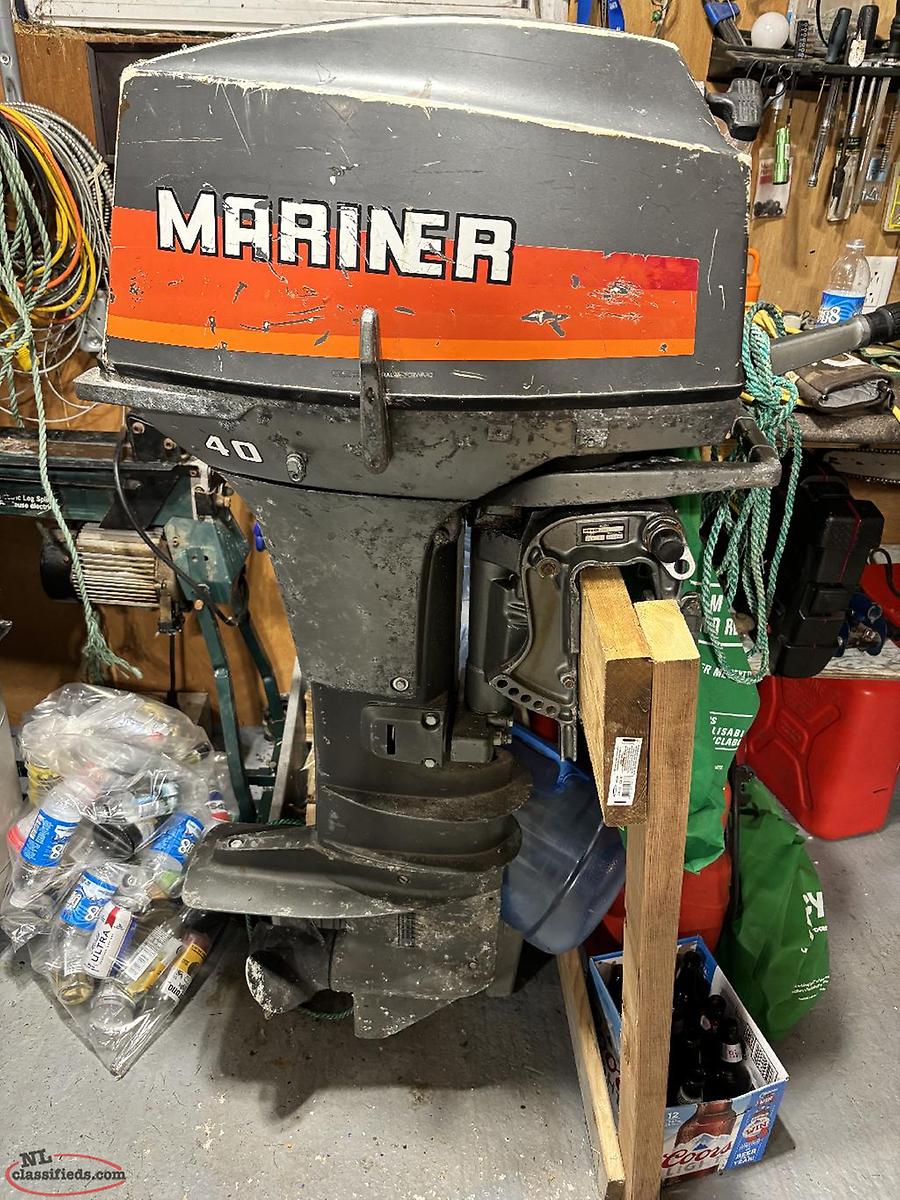 40 Hp Mariner Outboard Motor Cbs, Newfoundland Labrador NL Classifieds