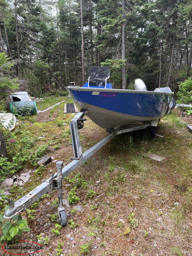 Aluminum Boat , 40 Hp Honda And Trailer - Cbs, Newfoundland Labrador ...