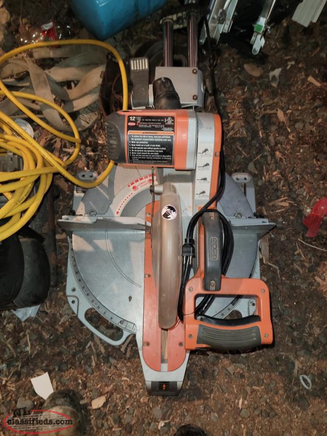 12 Inch Rigid Chop Saw - Makinsons, Newfoundland Labrador | NL Classifieds