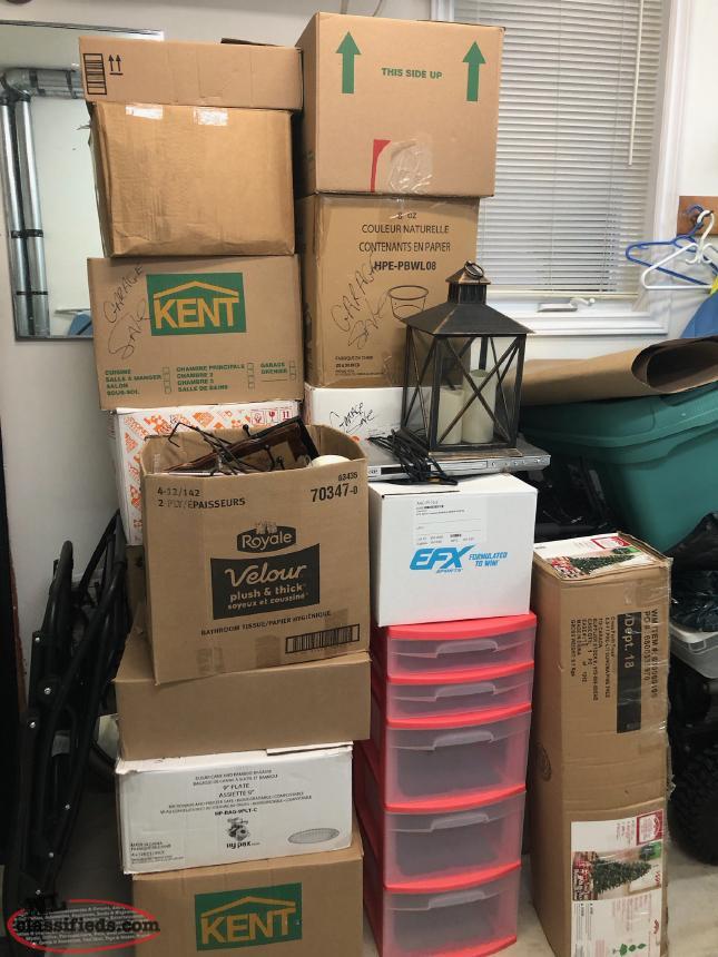 Garage Sale (Clothes, Dishes. Makeup) Christmas Tree Etc.. St.john's