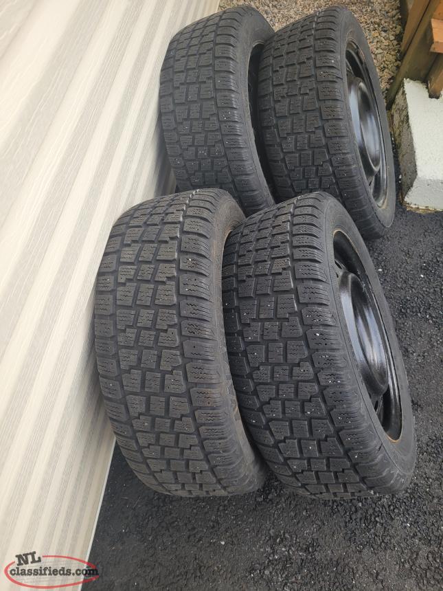 4 Winter Tires&Rims Mount Pearl, Newfoundland Labrador NL Classifieds
