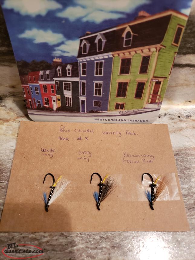 SALMON FLIES 8 HOOK SET OF 3 Deer Lake, Newfoundland Labrador NL